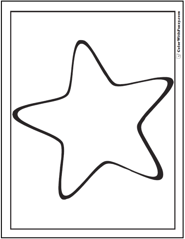 star coloring pages