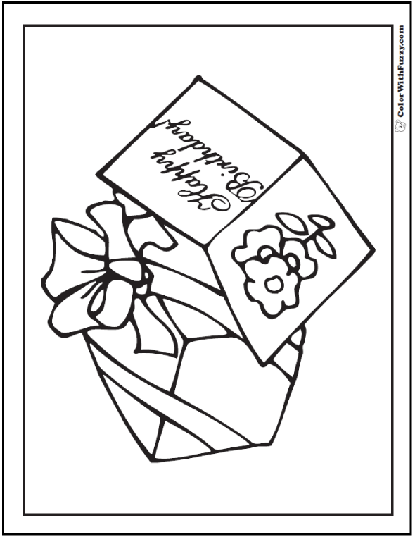 Printable Birthday Coloring Pages