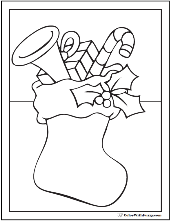 151+ Christmas Coloring Pictures