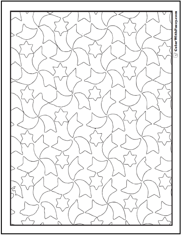 pattern coloring pages ✨ customize pdf printables