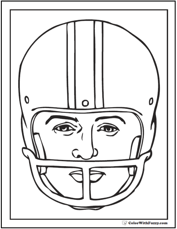 college football helmet coloring pages