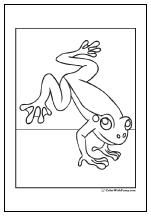 70+ Coloring Frog Pages