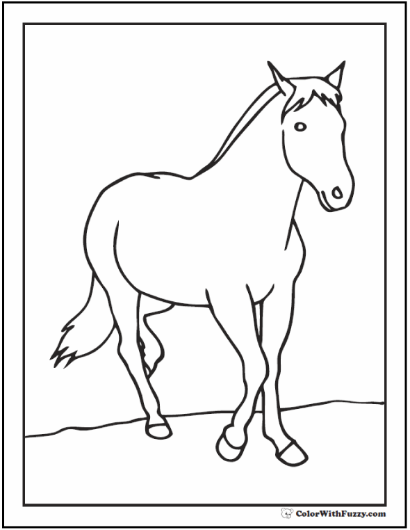 Featured image of post Paint Horse Coloring Pages / The best free, printable horse coloring pages!