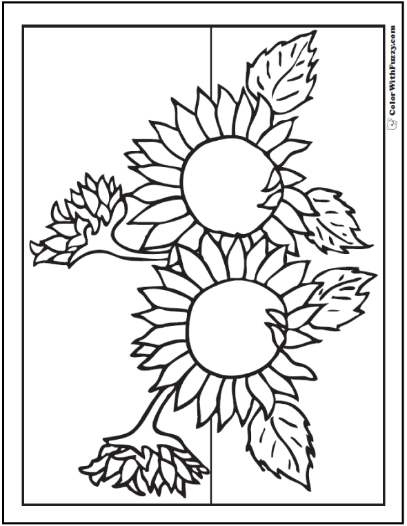 Featured image of post Printable Sunflower Coloring Pages : There is another way of getting this free printable.