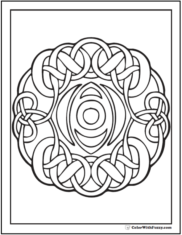 90 Celtic Coloring Pages: Irish, Scottish, Gaelic