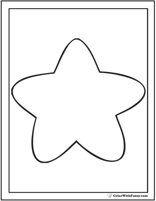 60 Star Coloring Pages Customize And Print PDF