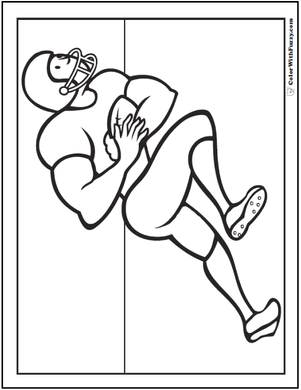 Download 33+ Football Coloring Pages Customize And Print Ad-free PDF