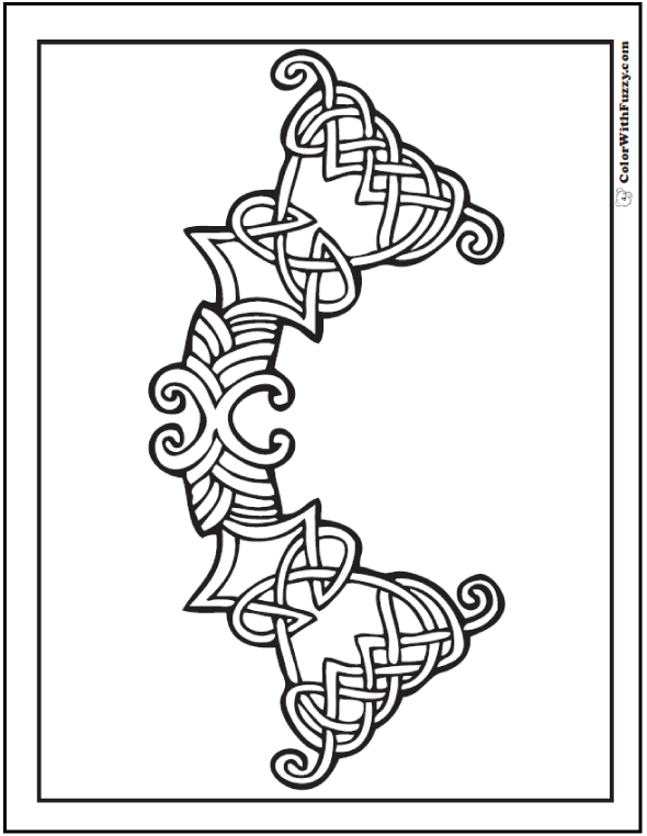 90 Celtic Coloring Pages Irish, Scottish, Gaelic