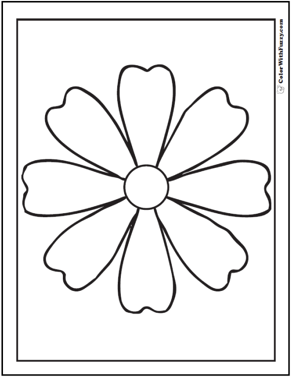 Featured image of post Free Flower Coloring Pages For Preschoolers - Flowers coloring page with few details for kids.