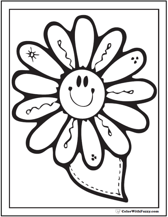 coloring pages for april showers