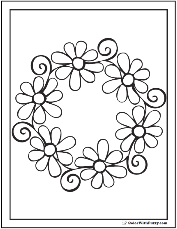 Download Daisy Coloring Pages: 15+ Customizable PDFs