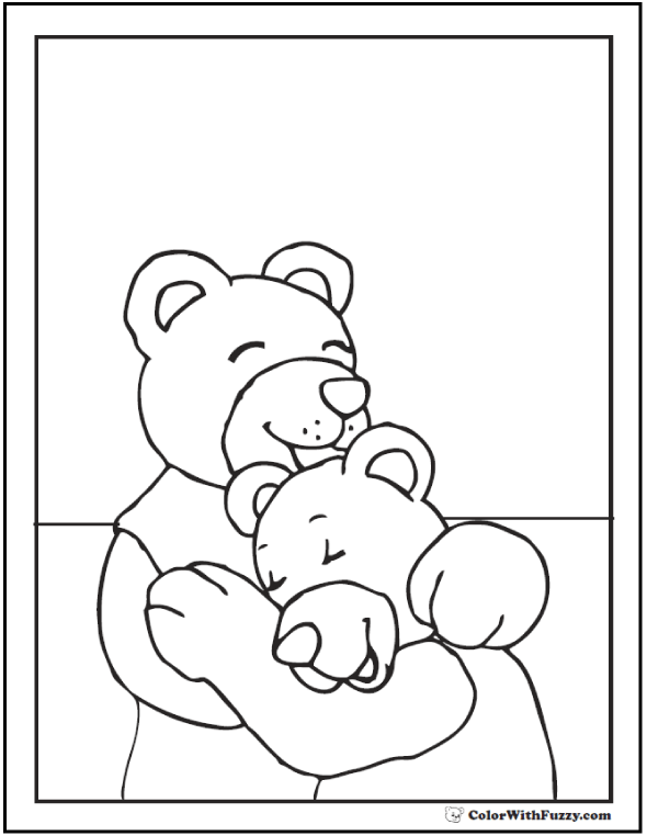 Get Well Soon Teddy Bear Coloring Pages