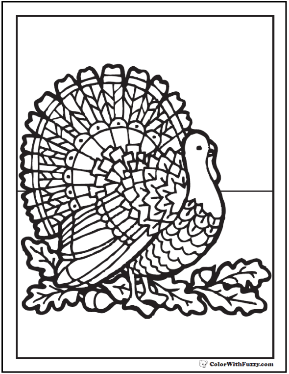 thanksgiving abstract coloring pages