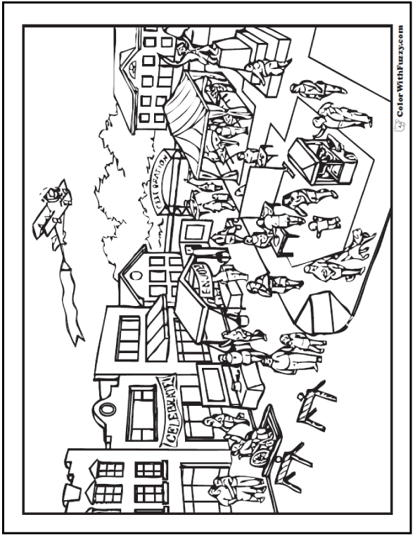Adult Coloring Page People at a Road Side Country Market Instant Printable  Download a Picture to Color or Frame Detailed Pen Drawing 