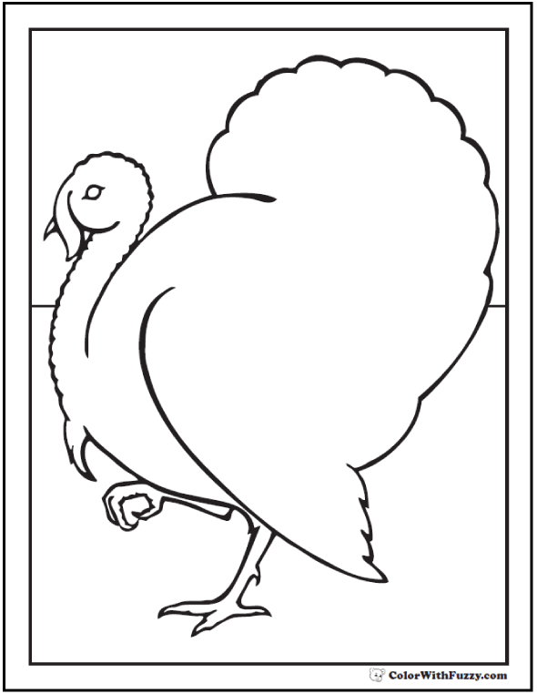 turkey outline
