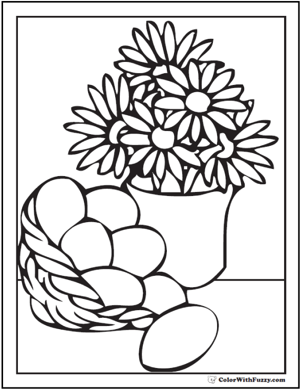 102+ Flower Coloring Pages: Customize And Print PDF