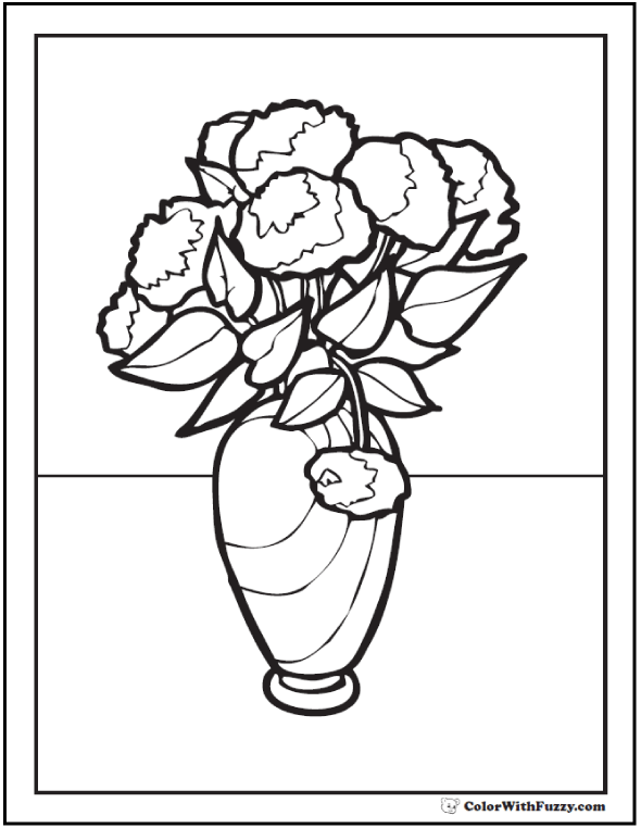 102 flower coloring pages ✨ customize and print adfree pdf