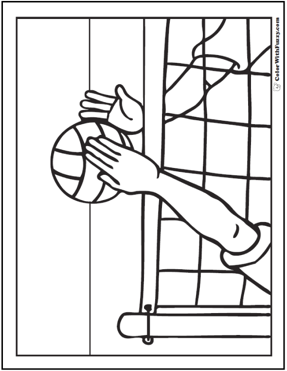 450 Collections Cute Volleyball Coloring Pages  Latest Free