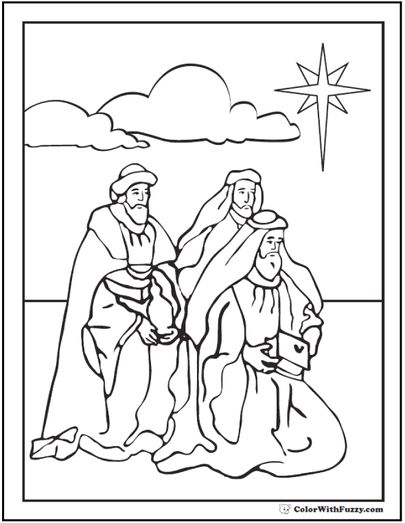 151 kids christmas coloring pictures ✨ nativities merry